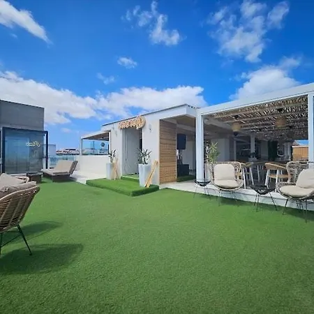 Charming In A Building With A Pool And Terrace Apartman Corralejo